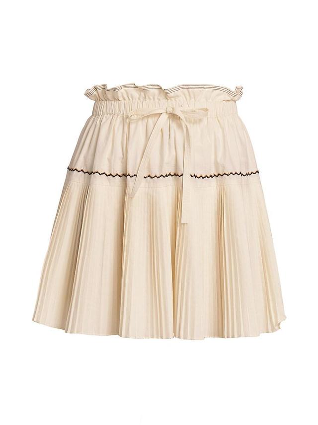 Womens Erika Pleated Miniskirt Product Image