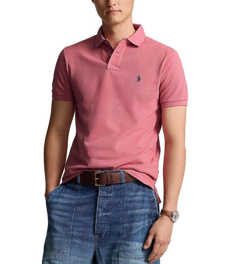 Polo Ralph Lauren Classic Fit Solid Cotton Mesh Polo Shirt Product Image