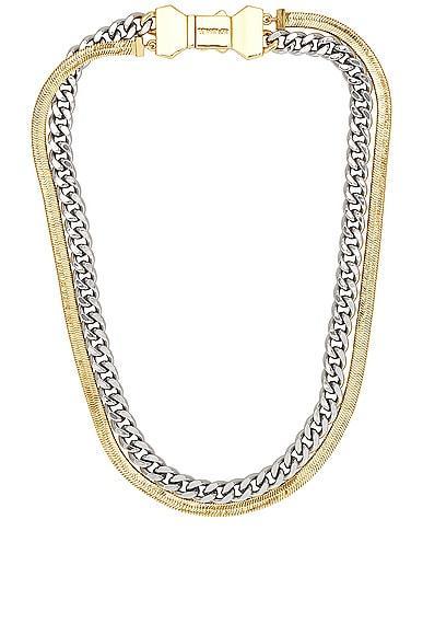 Demarson Nadine Necklace Metallic Gold.. Product Image