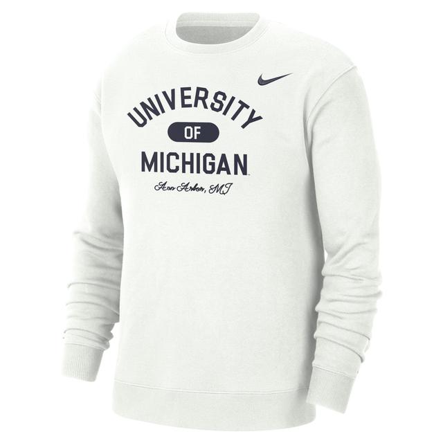 Michigan Nike Mens College Crew-Neck Top Product Image