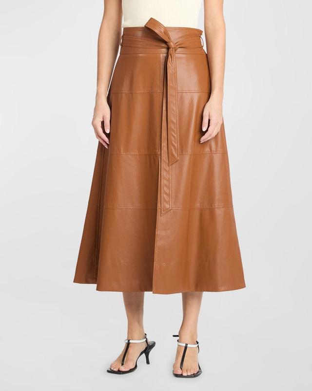 Womens Hudson Tie-Waist Midi-Skirt Product Image