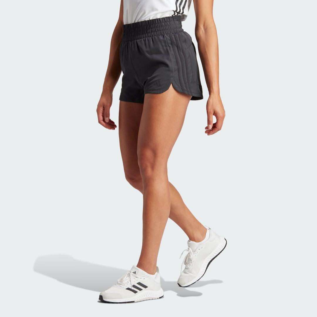 Pacer Training 3-Stripes Woven High-Rise Shorts Product Image