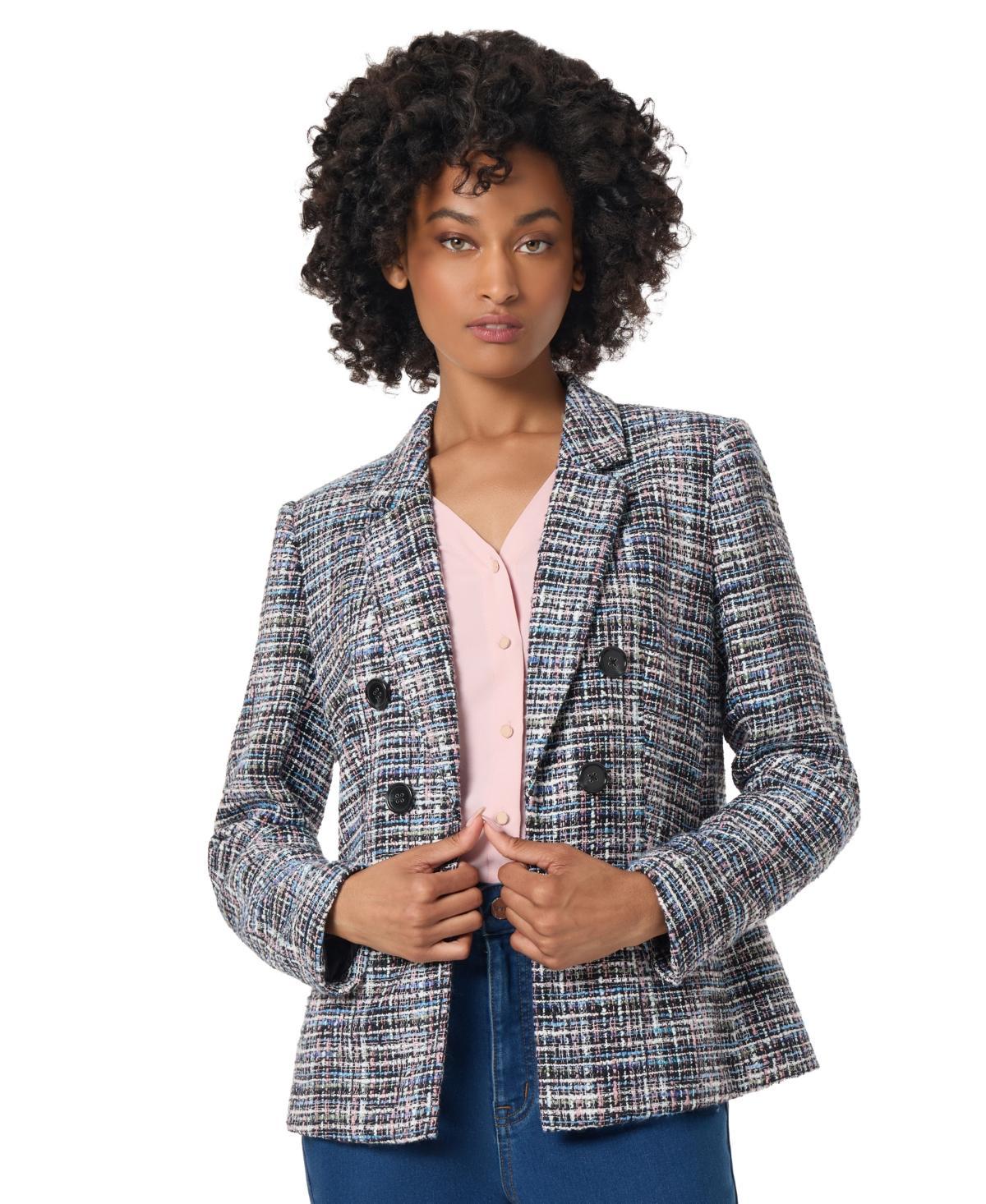 Women's Open-Front Tweed Jacket Product Image