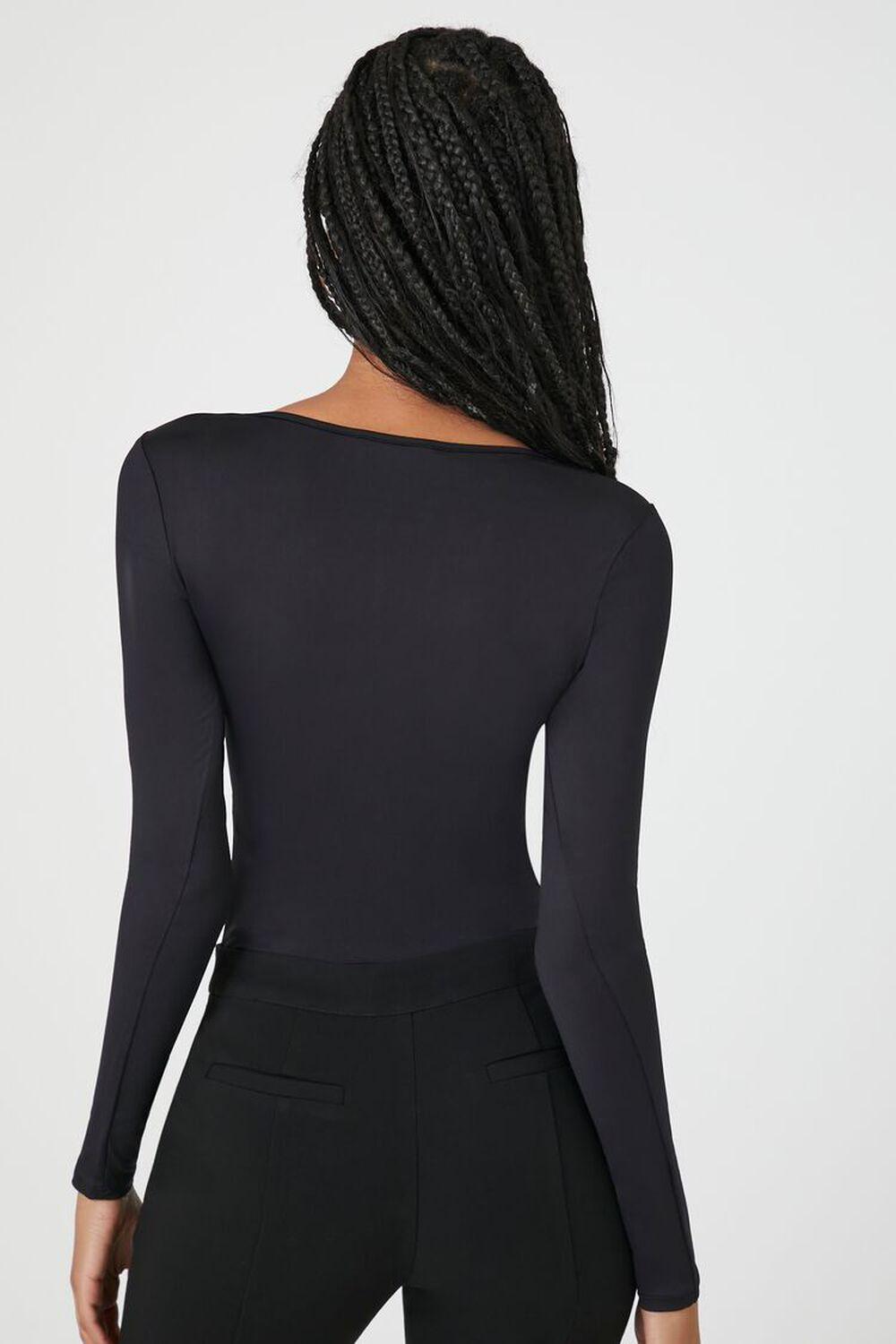 Bustier Long-Sleeve Bodysuit | Forever 21 Product Image