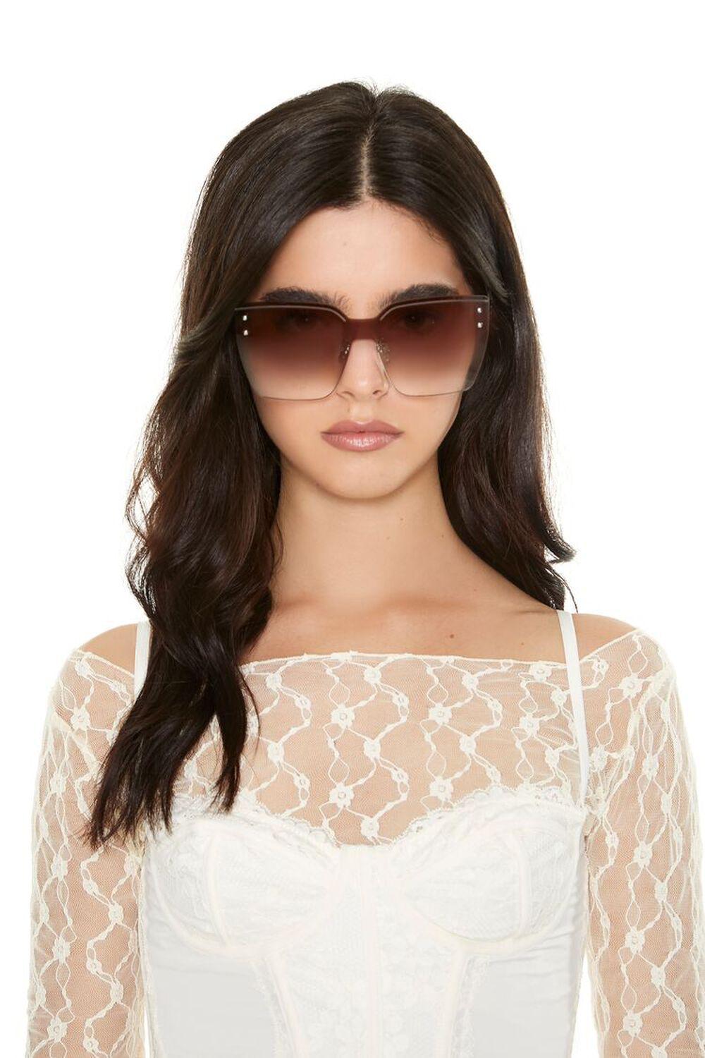 Rimless Square Sunglasses | Forever 21 Product Image