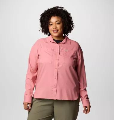 Columbia Women's Silver Ridge Utility Long Sleeve Shirt - Plus Size- Product Image