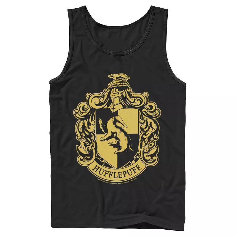 Mens Harry Potter Hufflepuff Simple House Crest Tank Top Product Image