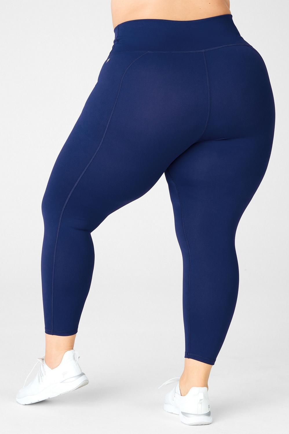 Fabletics Define High-Waisted 7/8 Legging Womens blue plus Size 3X product image