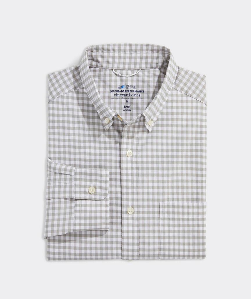 On-The-Go brrr° Gingham Shirt Product Image