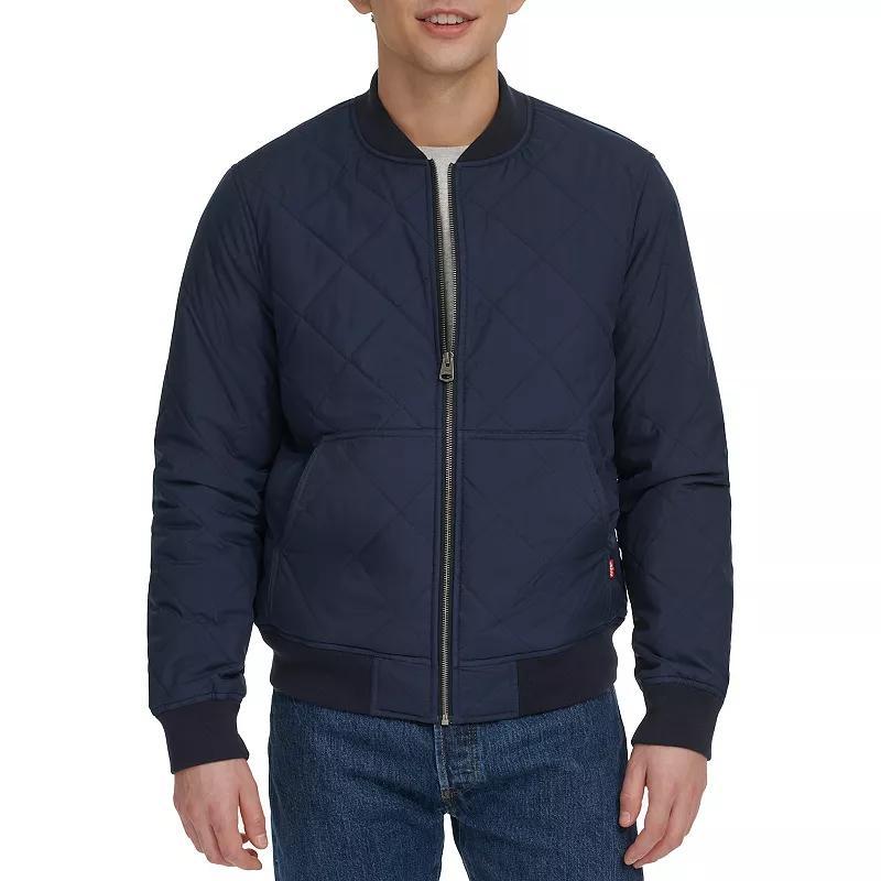 Mens Levis Stretch Quilted Bomber Jacket Product Image