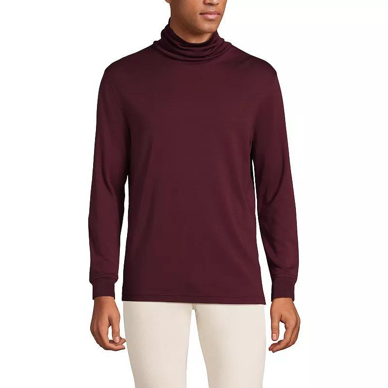 Big & Tall Lands End Super Soft Supima Turtleneck, Mens Product Image