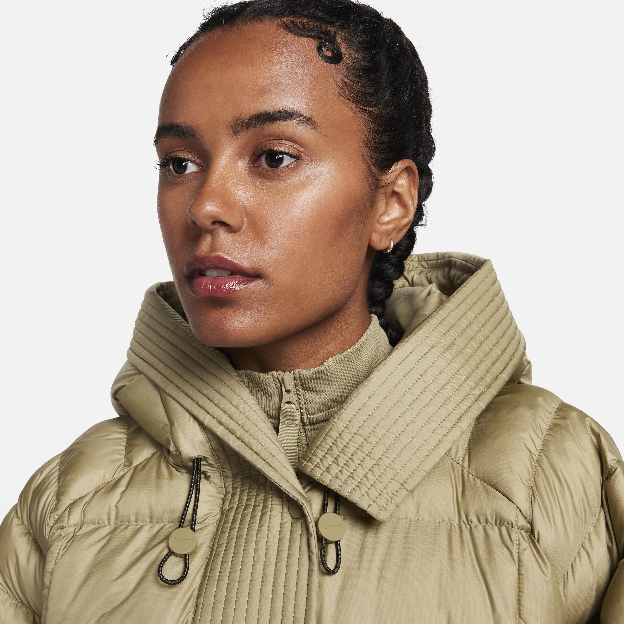 Women's Nike Sportswear Swoosh Puffer PrimaLoftÂ® Therma-FIT Oversized Hooded Jacket Product Image