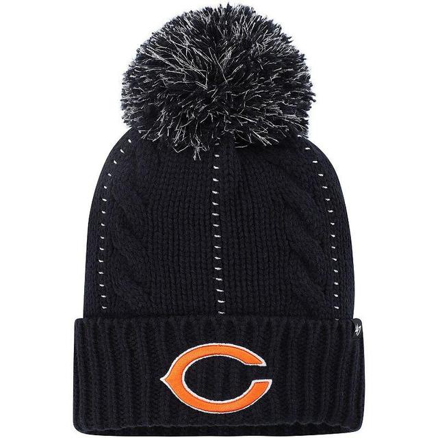 Womens 47 Chicago Bears Bauble Cuffed Knit Hat with Pom, Blue Product Image