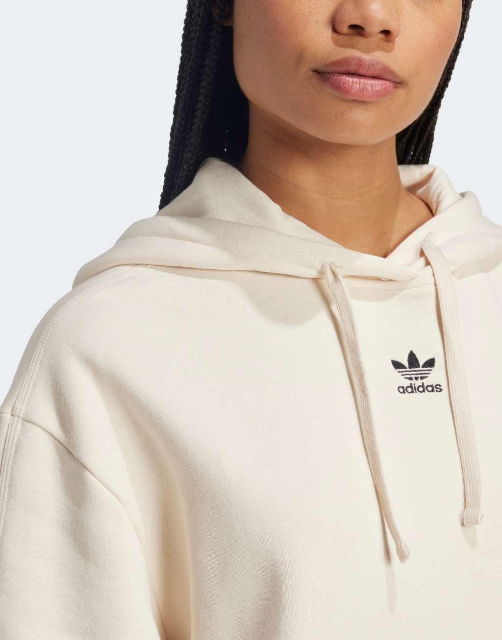 adidas Originals Essentials oversized hoodie in beige Product Image