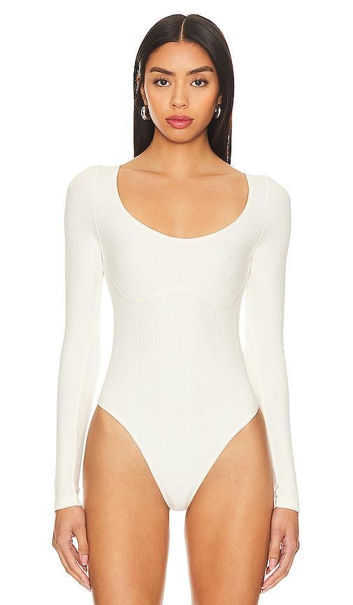 Steve Madden Serent Cable Knit Bodysuit Product Image