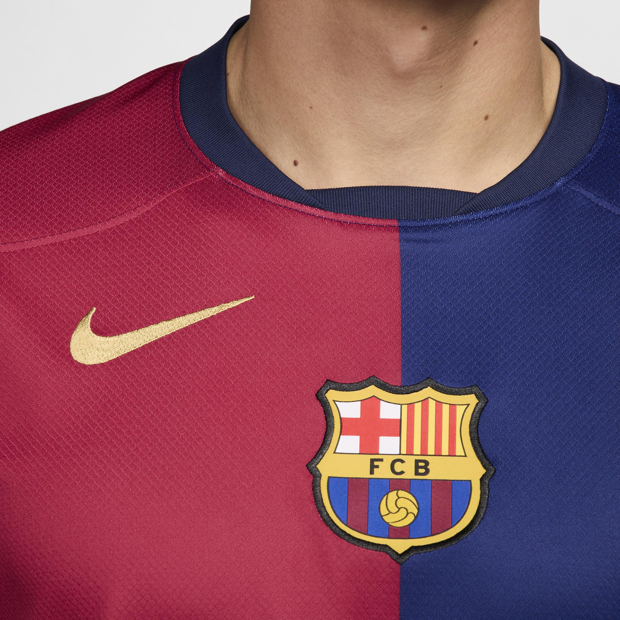 FC Barcelona 2024/25 Stadium Home Nike Men's Dri-FIT Soccer Replica Jersey Product Image