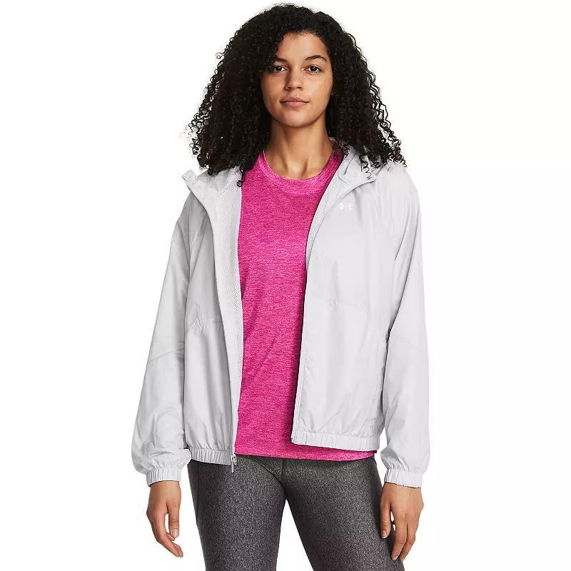 Womens Under Armour Rival Full-Zip Windbreaker Jacket Product Image