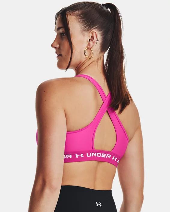 Women's Armour® Mid Crossback Sports Bra Product Image