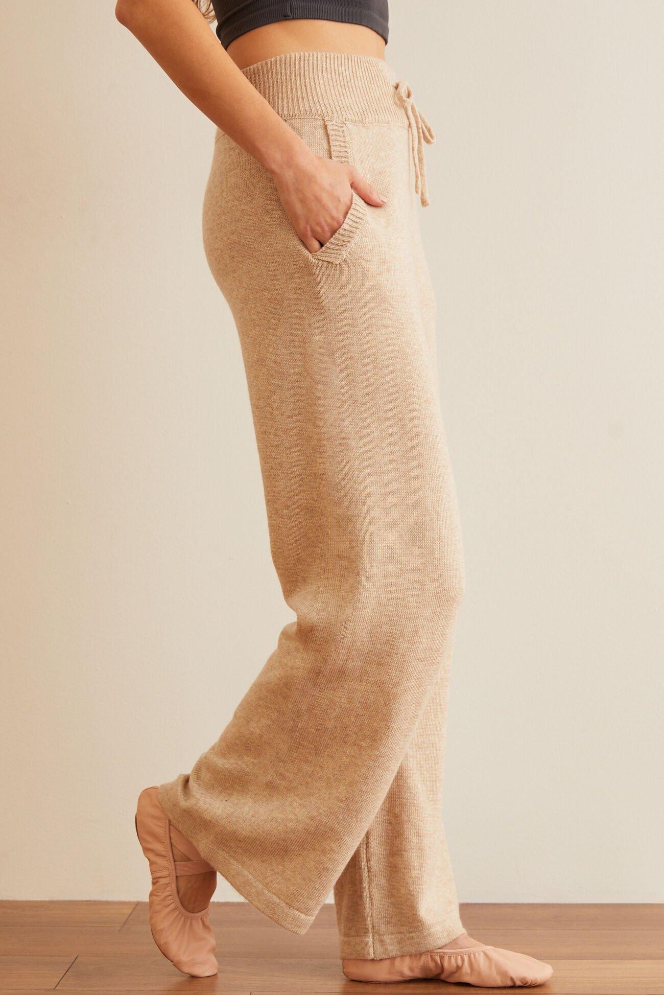 Unwind Wide Leg Sweater Pants Product Image