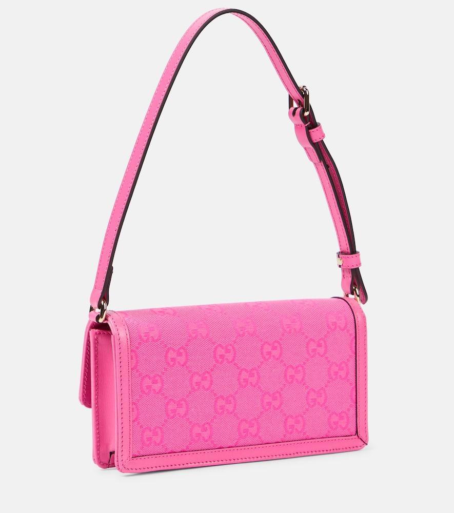 GUCCI Mini Original Gg Leather Shoulder Bag In Rose Product Image