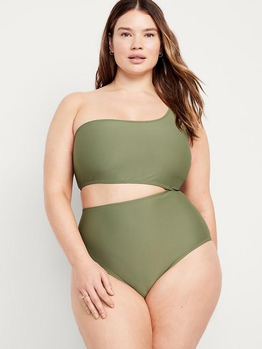 Side Cutout One-Piece Swimsuit Product Image