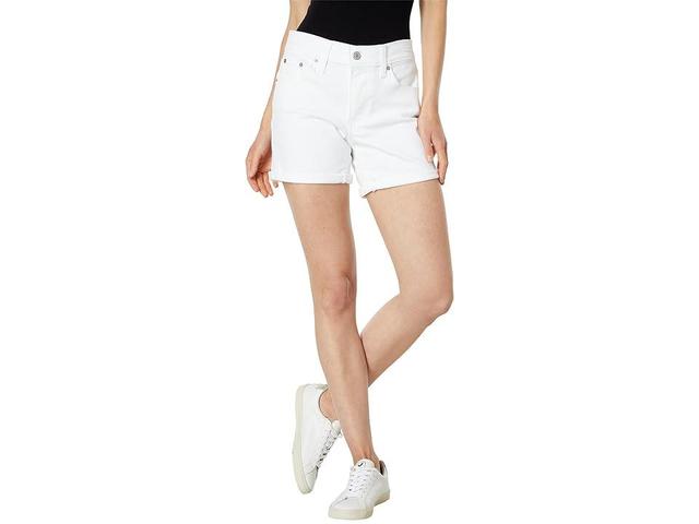 Levis Mid Rise Update Cuffed Hem Stretch Denim Shorts Product Image