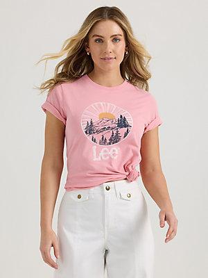 Women's Shining Hill Crew Neck Graphic Tee | Women's Tops | Lee® Product Image