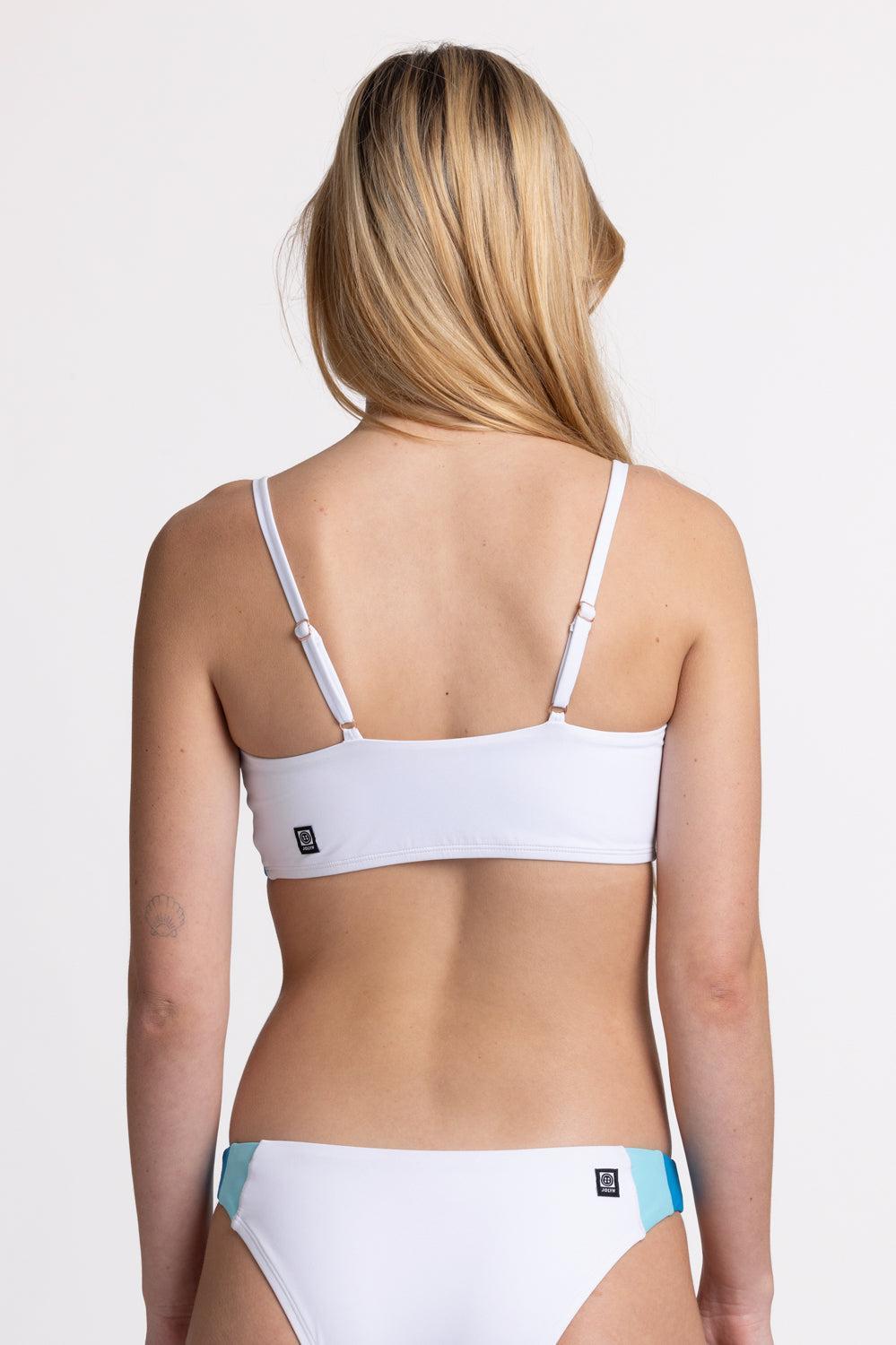 Gillian Bikini Top - White Contrast Female Product Image