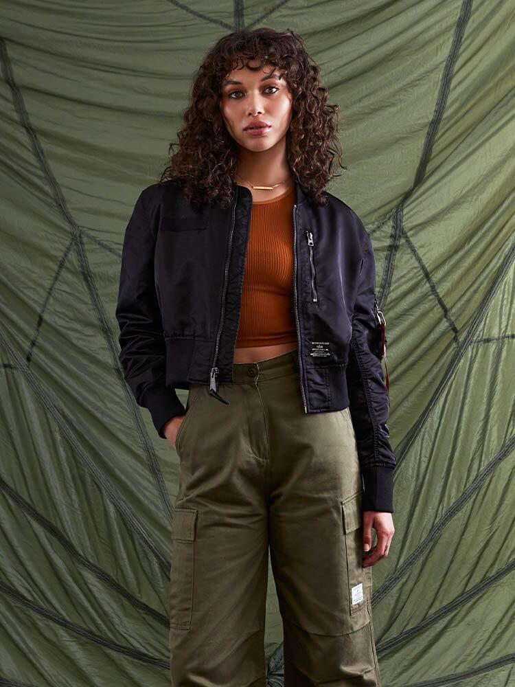 L-2B CROPPED GEN II BOMBER JACKET W Female Product Image