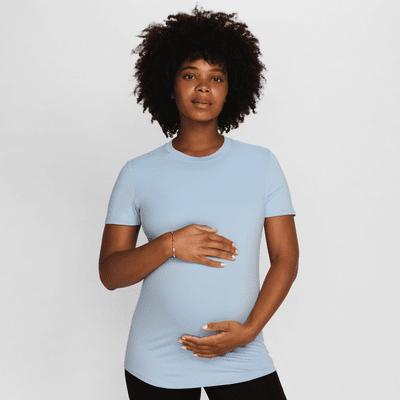 Nike (M) One Women's Dri-FIT Slim-Fit Short-Sleeve Top (Maternity) Product Image