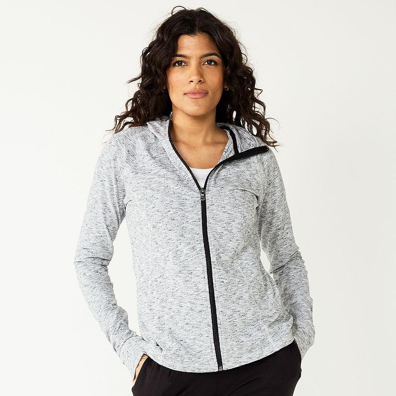 Petite Tek Gear Essential Hooded Jacket, Womens Product Image