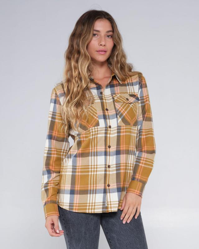 Long Haul L/S Flannel - Gold Product Image