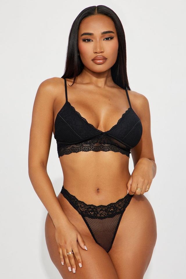 Can't Let You Go 2 Piece Set - Black Product Image