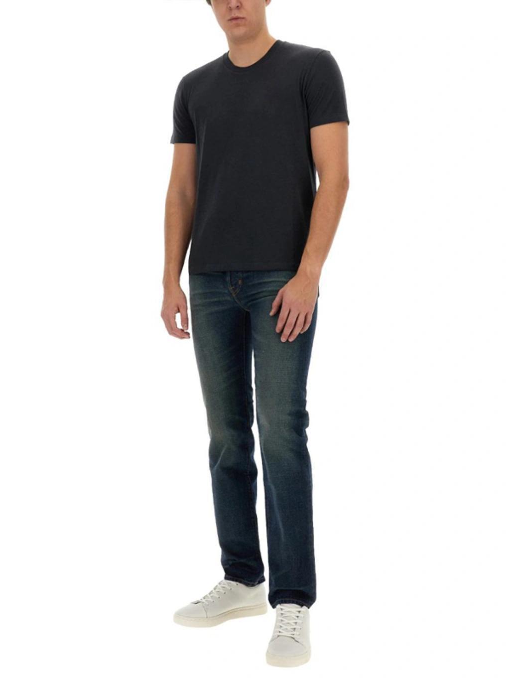 TOM FORD Straight-leg Selvedge Jeans In Denim Product Image