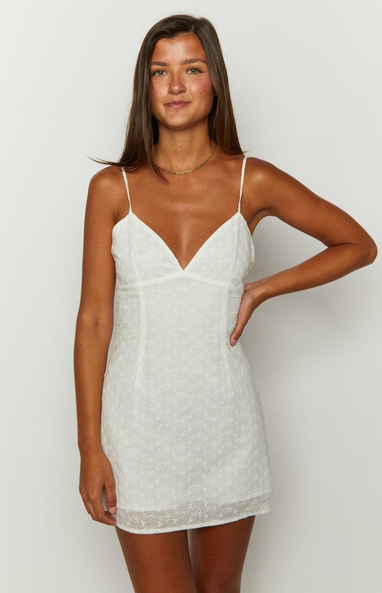 Miami White Mini Dress Product Image