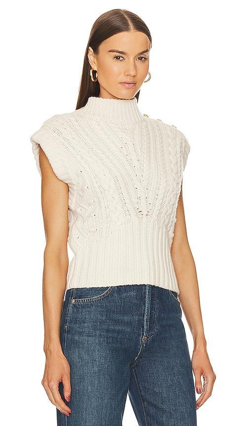 Womens Holton Cable-Knit Vest Product Image