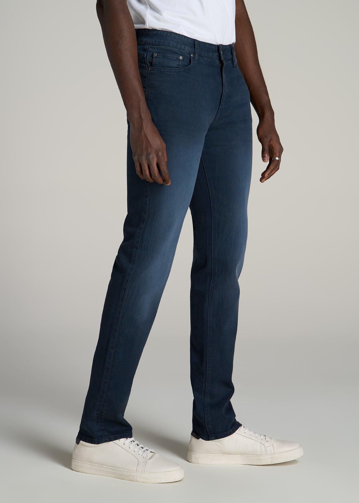 Dylan SLIM-FIT Jeans for Tall Men in Faded Blue Black Male Product Image