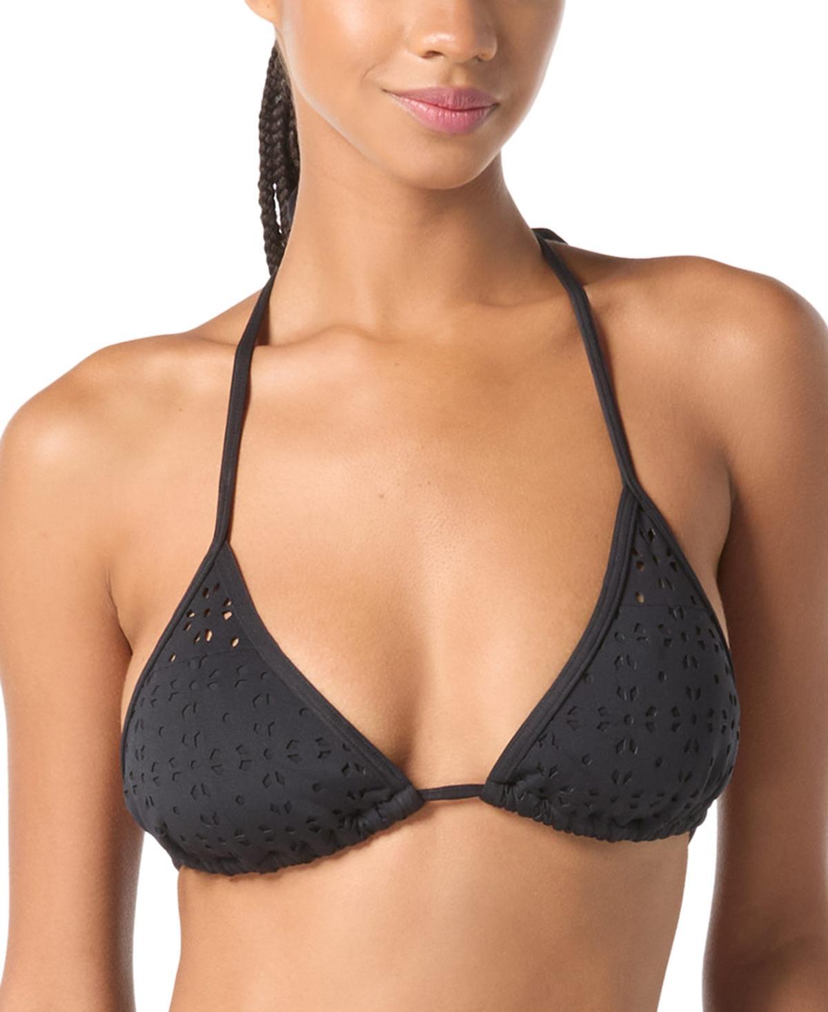 Michael Michael Kors Womens Laser Cut Triangle Bikini Top Product Image