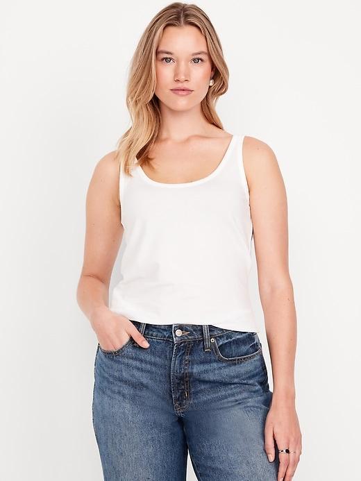 First-Layer Scoop-Neck Tank Top Product Image