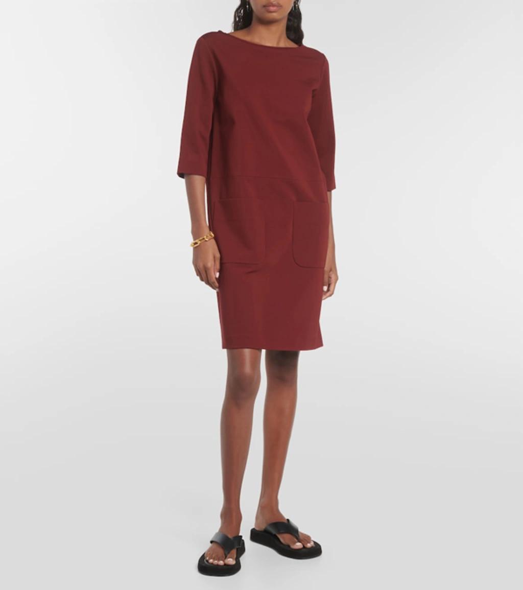 MAX MARA Nettare Jersey Minidress In Red Product Image