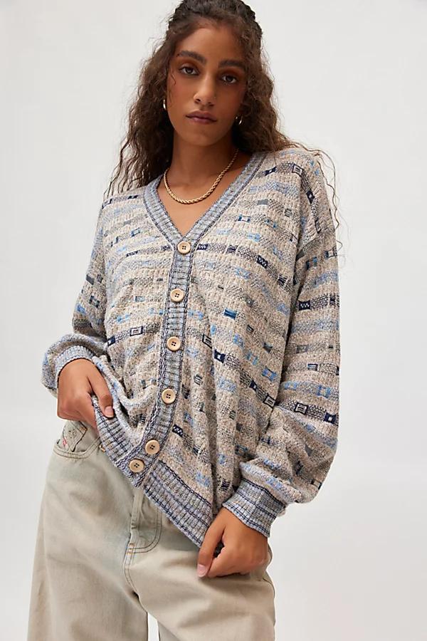 Urban Renewal Vintage Printed Cardigan Womens at Urban Outfitters Product Image