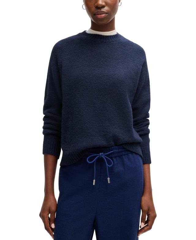 Boss by Hugo Boss Womens Crew-Neck Sweater Product Image