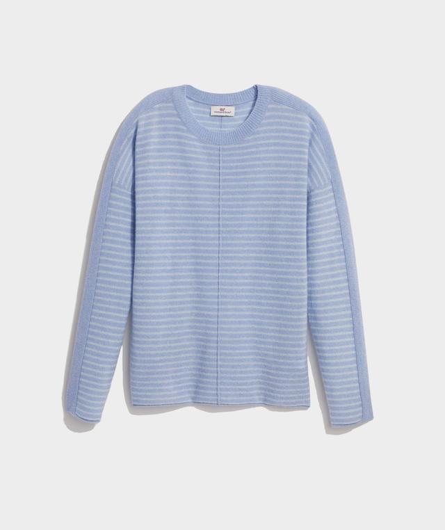 Seaspun Cashmere Striped Crewneck Sweater Product Image