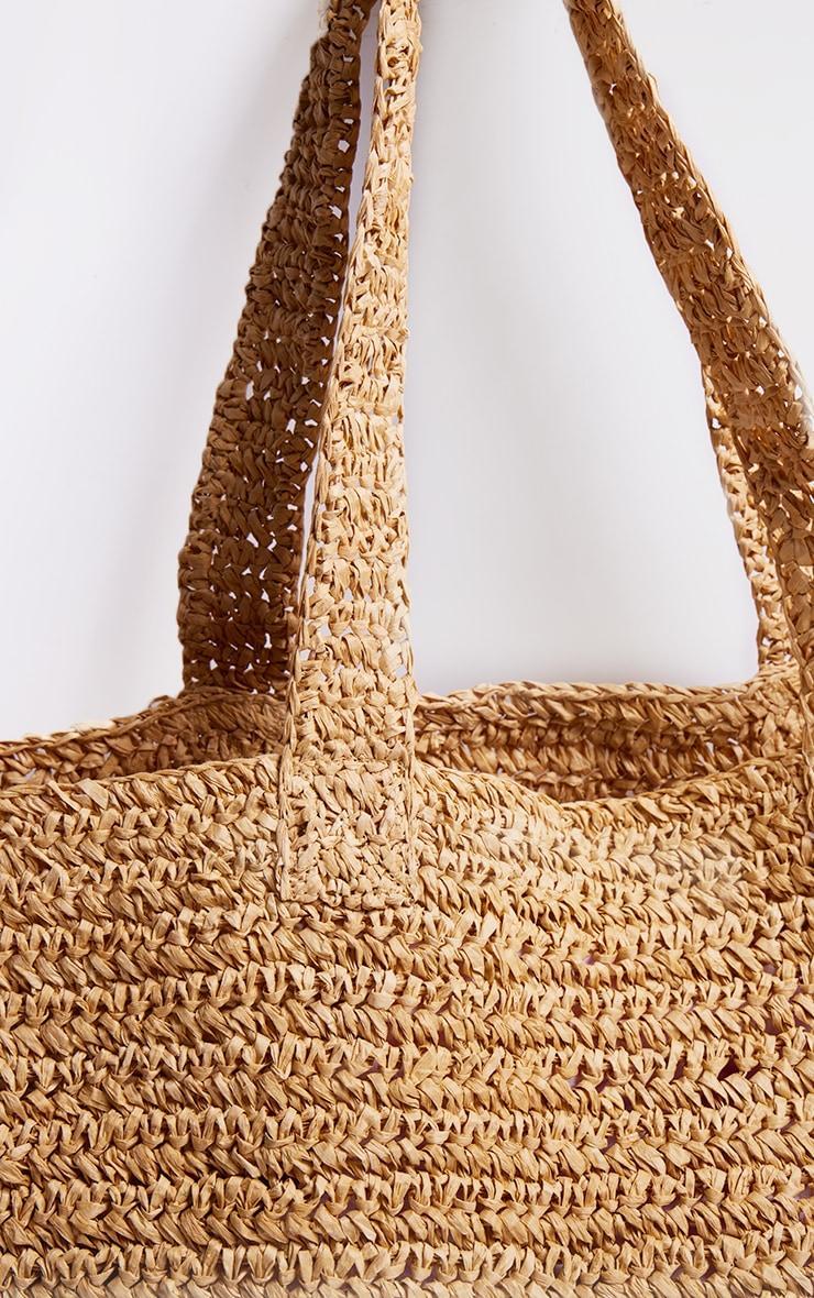 Natural Raffia Large Beach Tote Bag product image