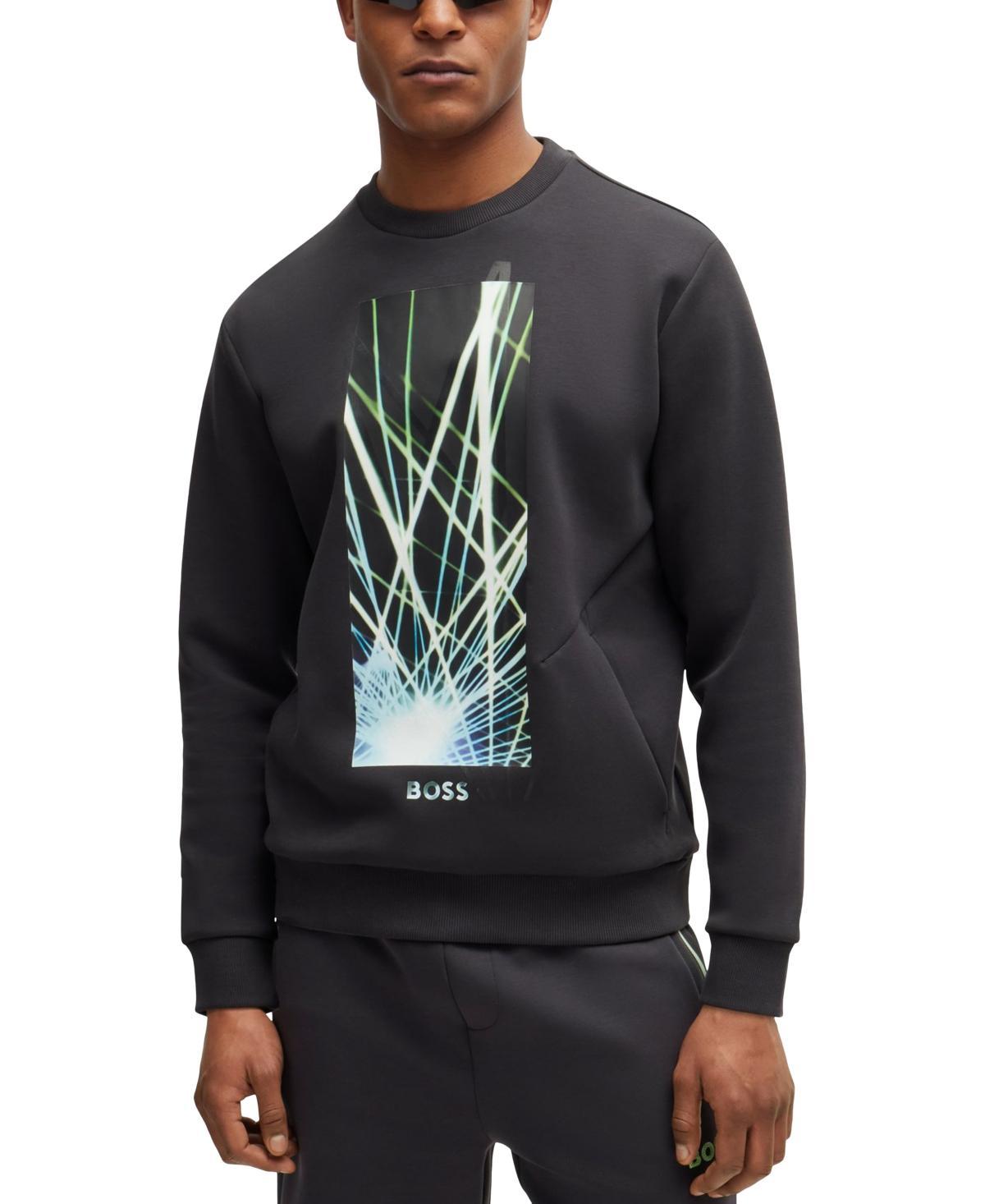 Boss by Hugo Boss Mens 3D-Moulded Logo Sweatshirt Product Image