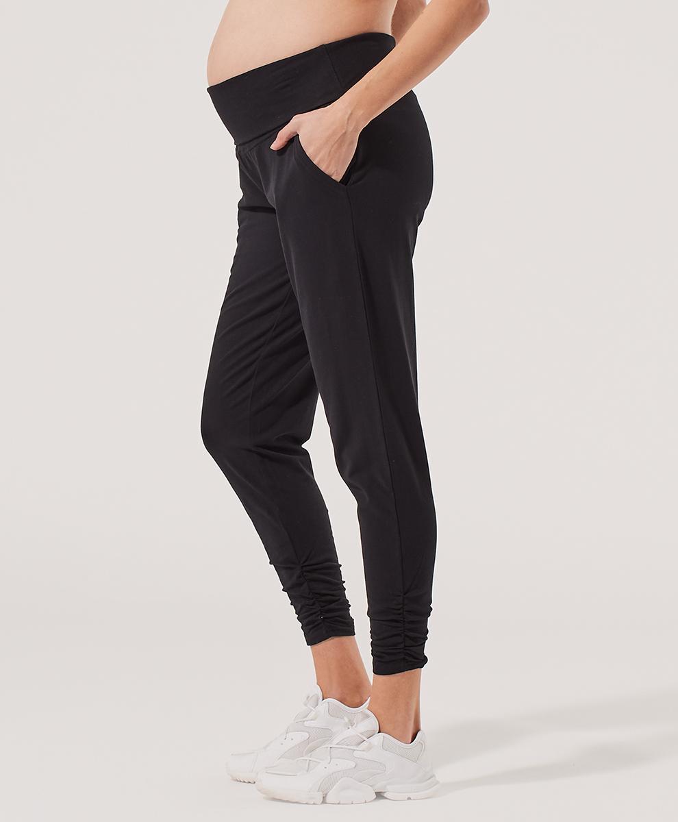 Womens Maternity Draped Jogger XL Product Image