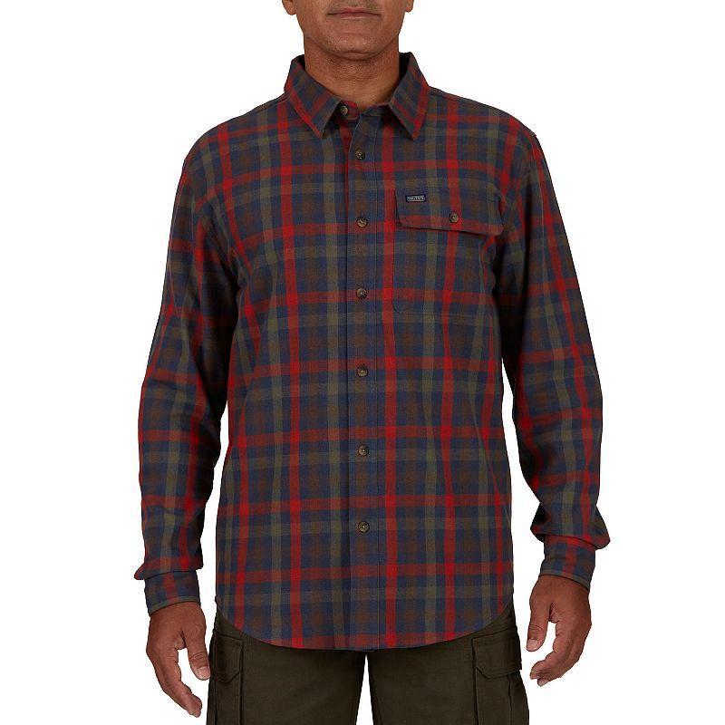 Mens Smiths Workwear Buffalo Plaid Flannel Button-Down Shirt New Grey Product Image