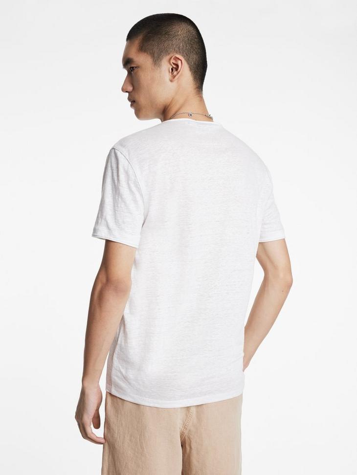 John Varvatos Bleeker Henley Tee Male Product Image