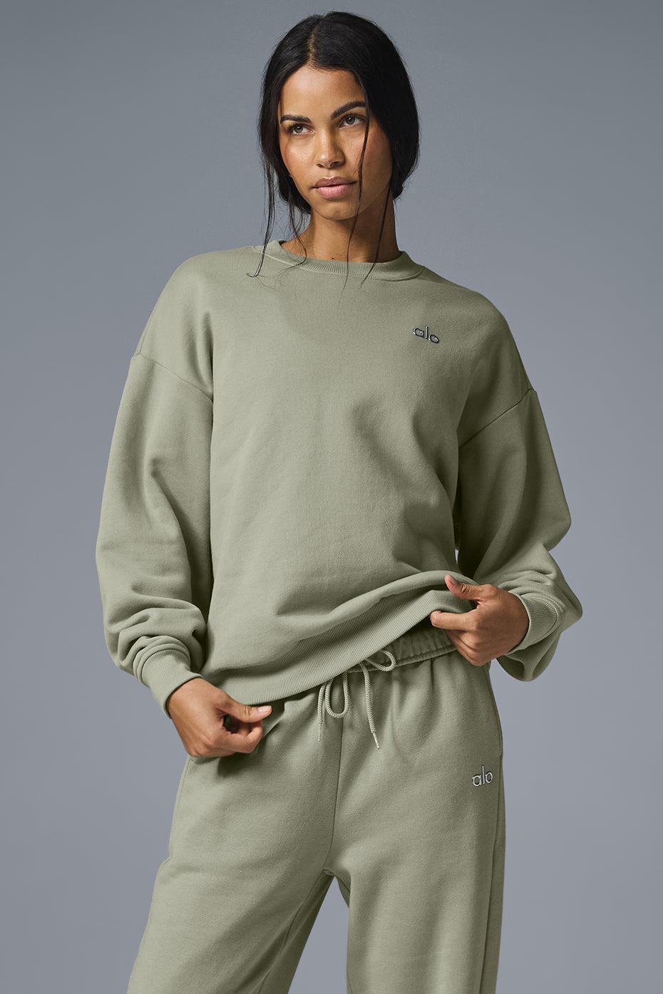 Accolade Crew Neck Pullover - Limestone Female Product Image