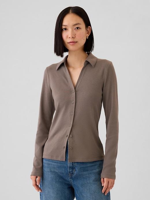 Modern Button-Down Shirt Product Image